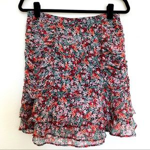Floral Chiffon Skirt